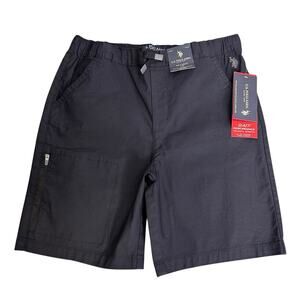 U.S. Polo Assn. Play-formance Utility Short Black XXL 18 Pockets Elastic Waist